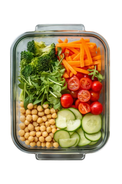 Healthy meal prep container